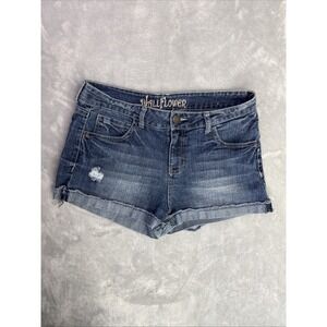 Wallflower Shorts Women's Sz 13 Y2K Denim